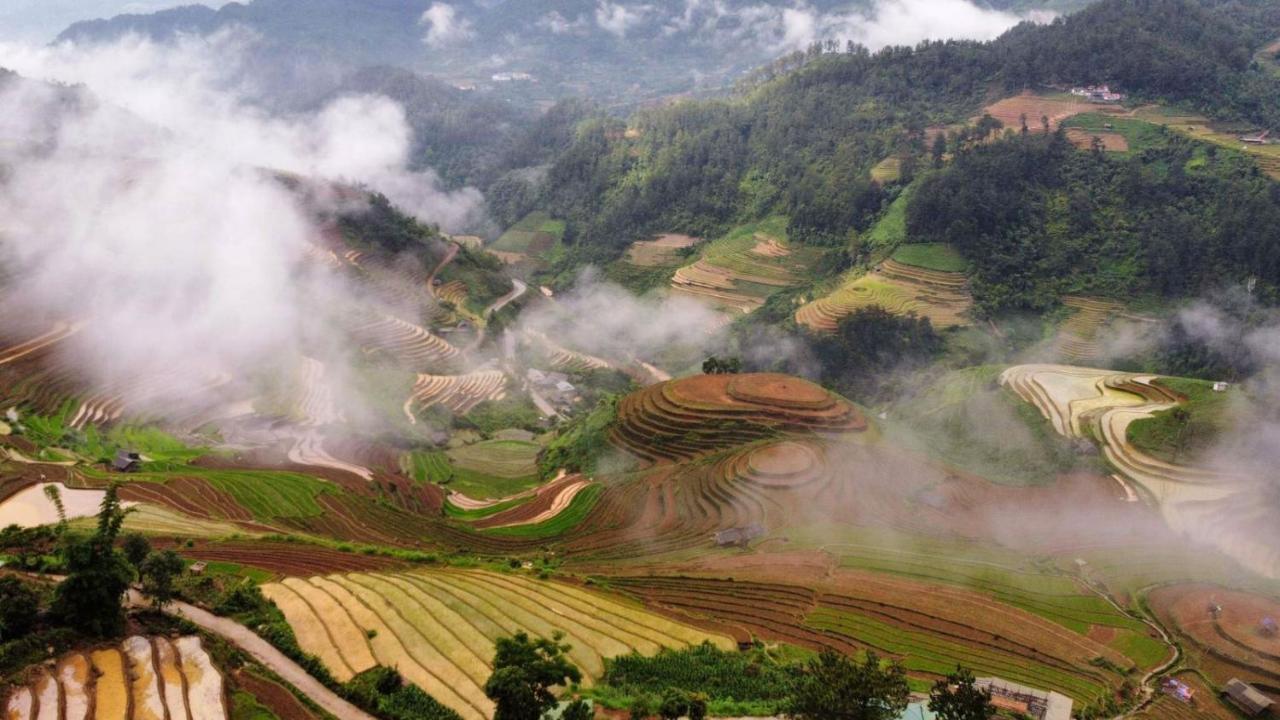 Dong Suoi H'Mong Homestay & Bungalow - Trek & Vegetarian Food Mu Cang Chai Esterno foto