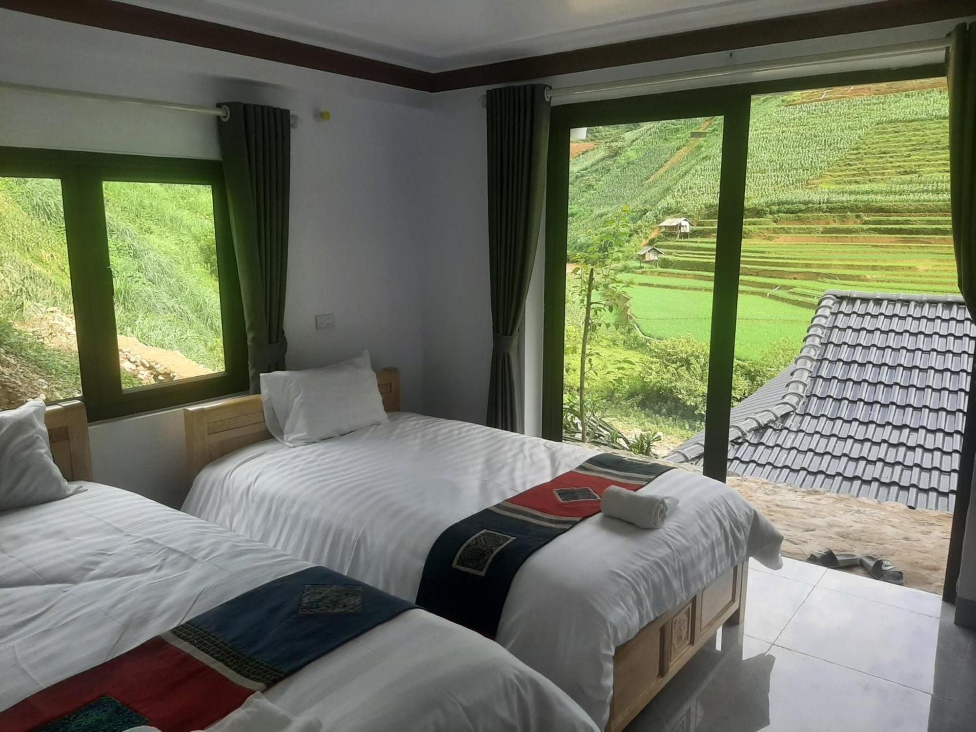 Dong Suoi H'Mong Homestay & Bungalow - Trek & Vegetarian Food Mu Cang Chai Esterno foto